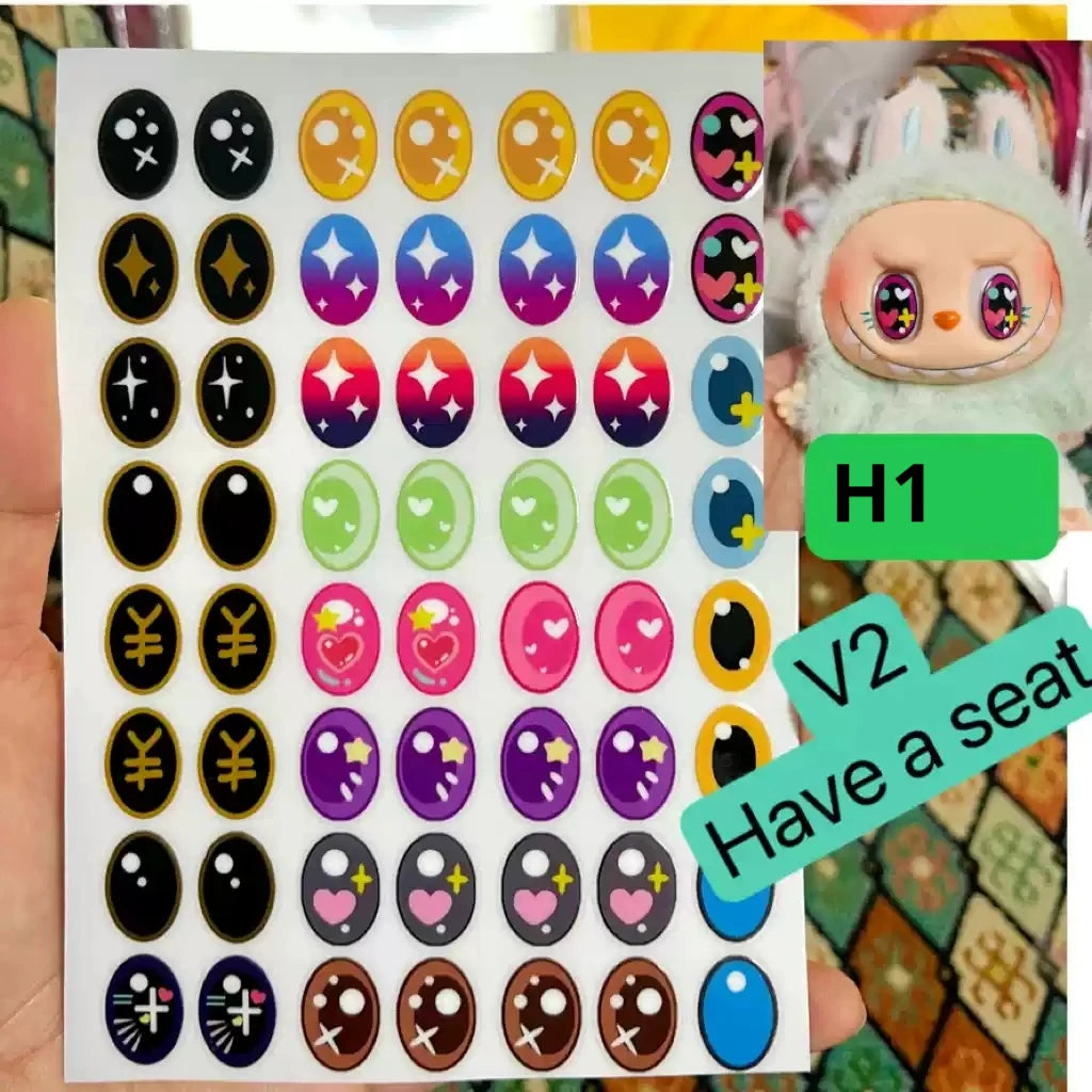 Eye Stickers Vinyl Contact Lenses