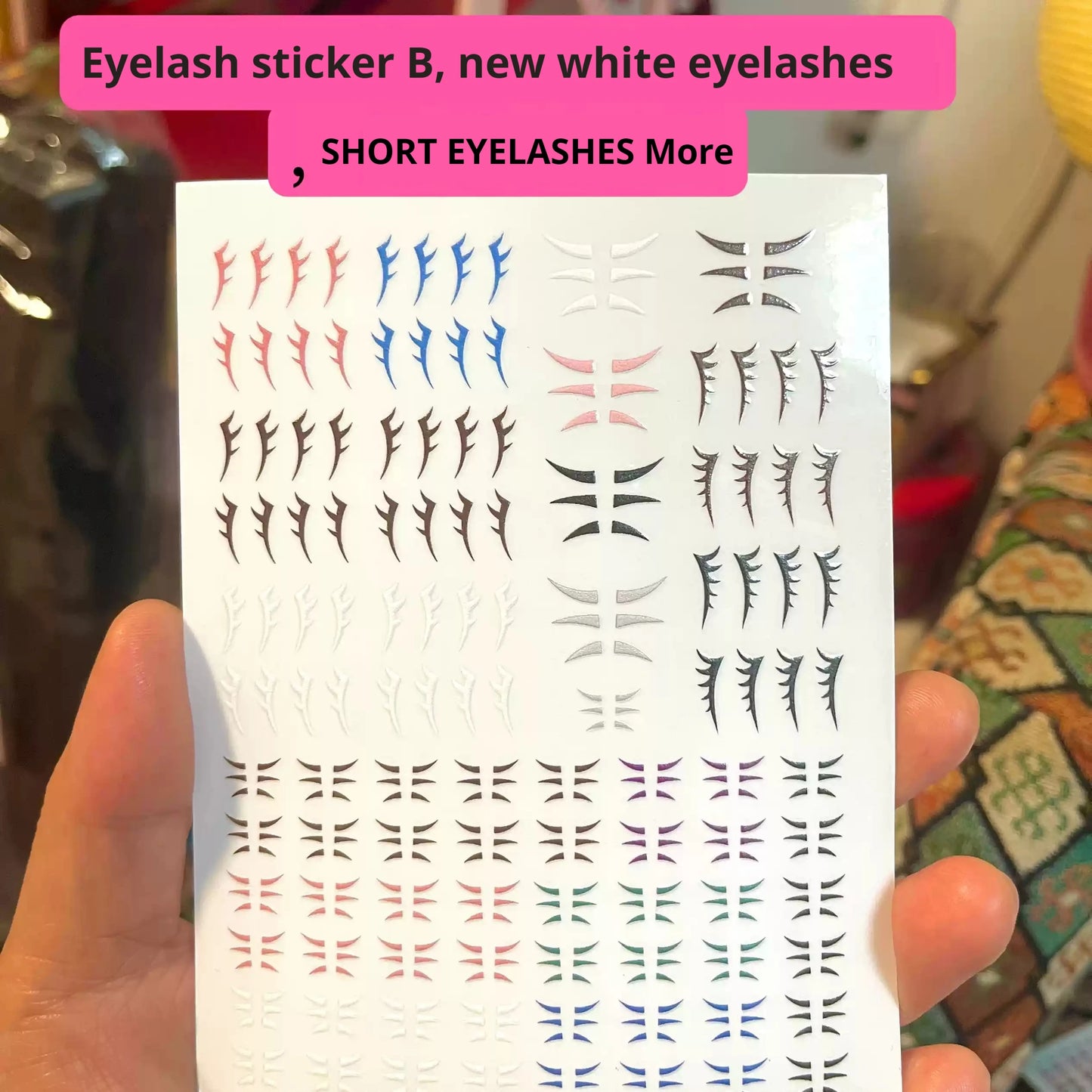 Eye Stickers Vinyl Contact Lenses