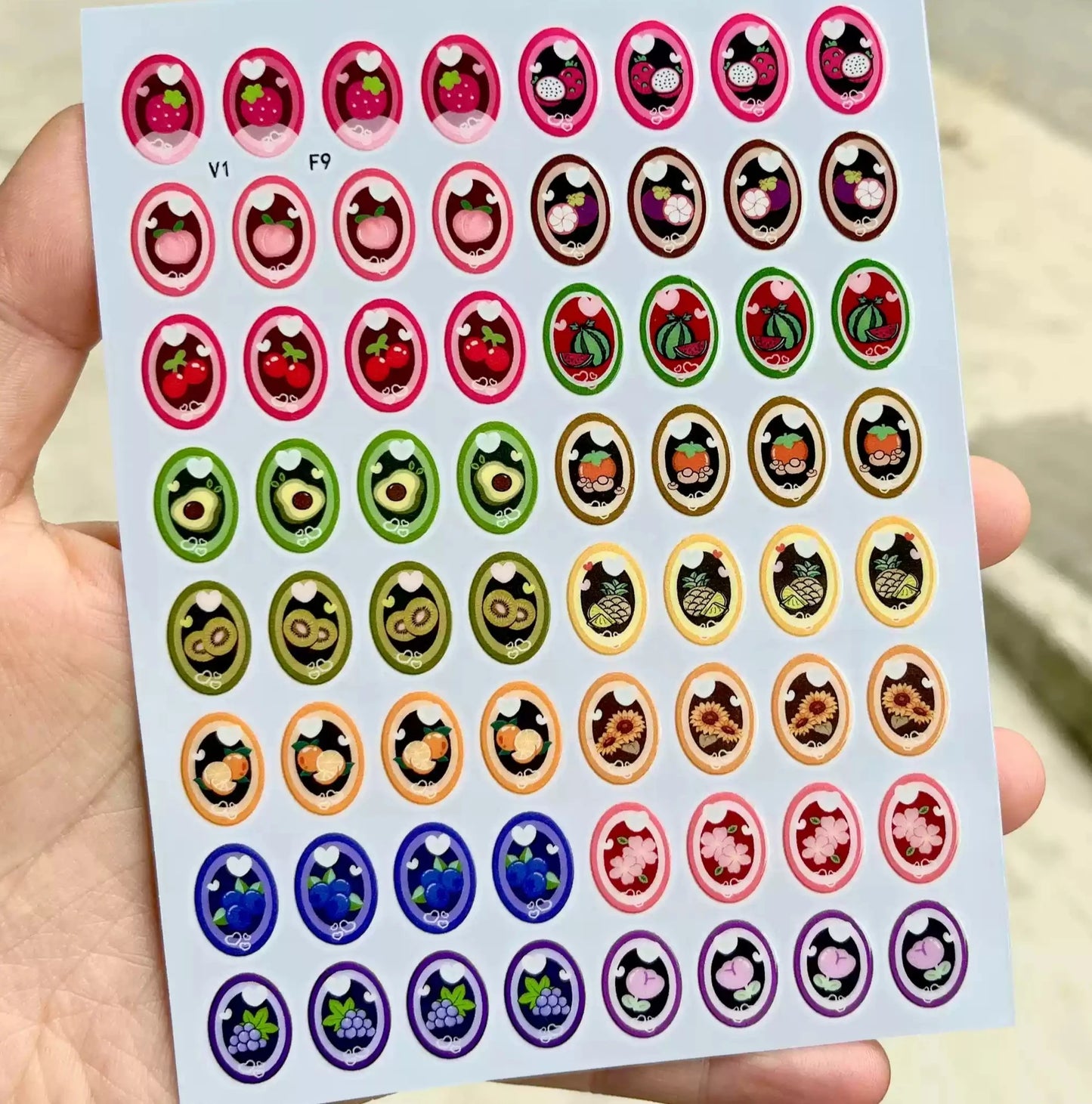 Eye Stickers Vinyl Contact Lenses