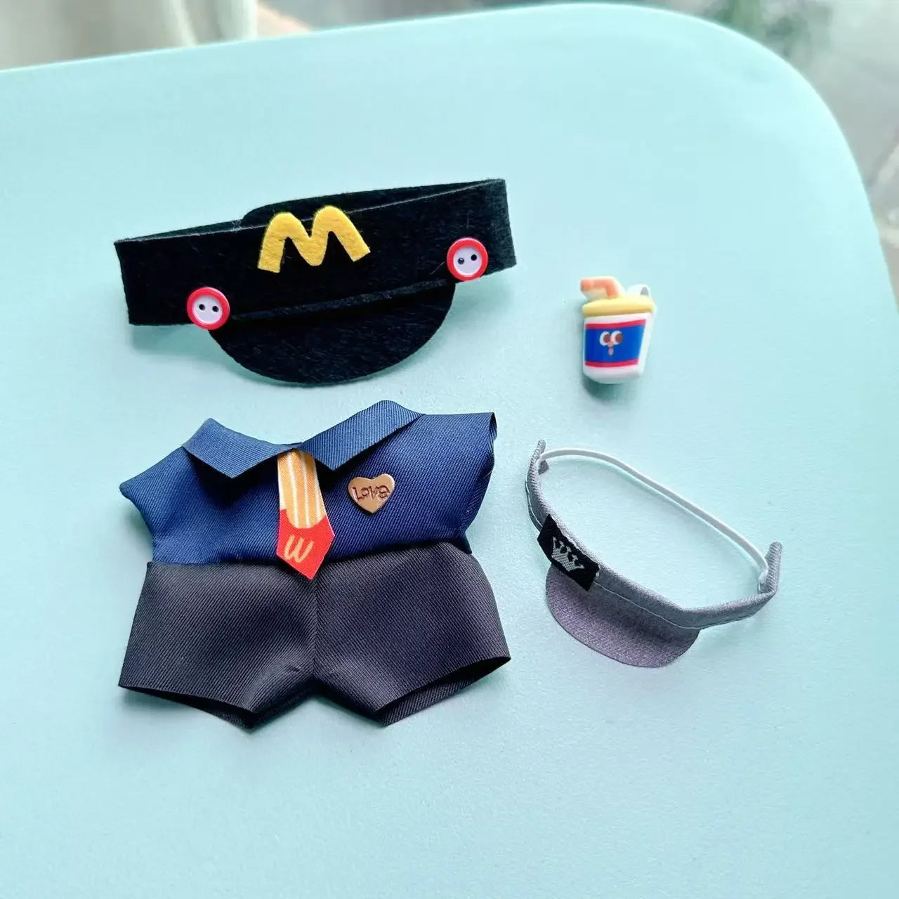 French Fries Apron And M Hat Work Uniforms