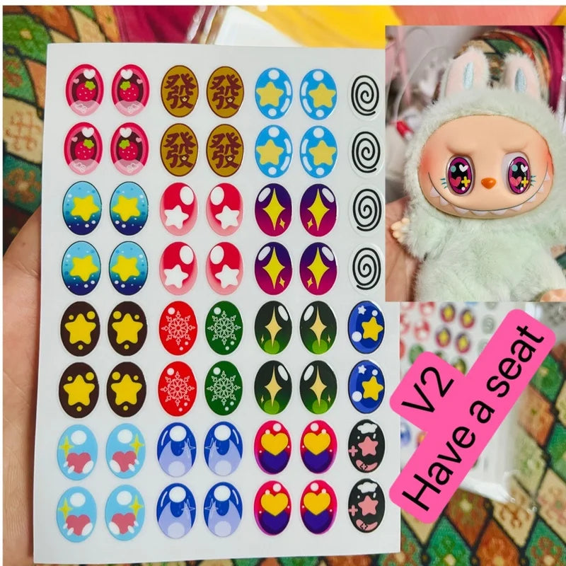 Eye Stickers Vinyl Contact Lenses