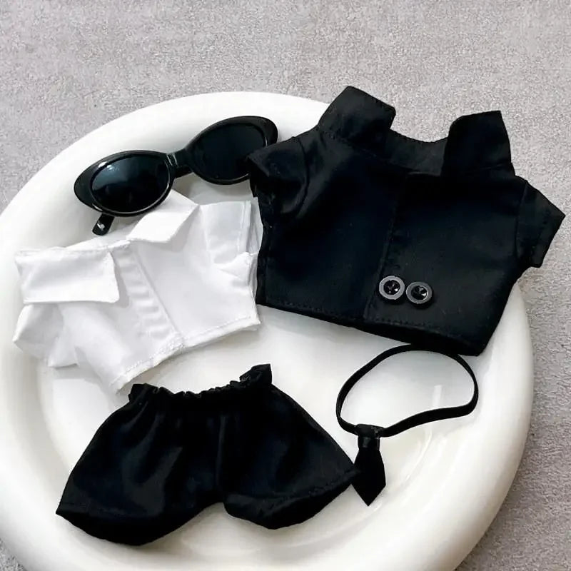 Cool suit Labubu Outfit | Classic Academia Style