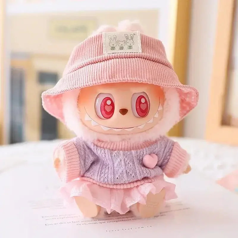 Love Hoodie Pink Yarn Skirt