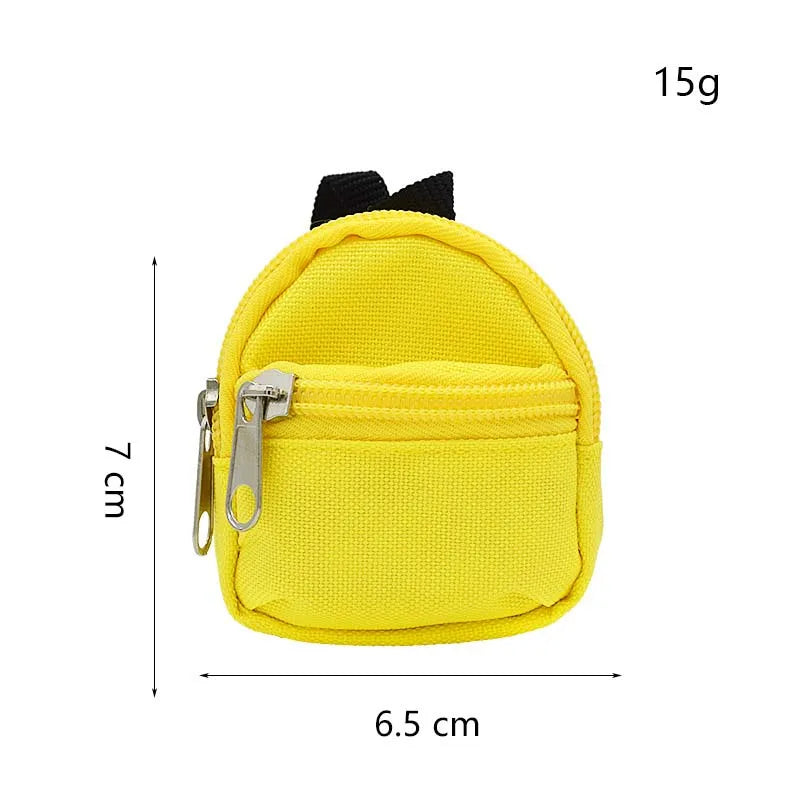 Mini Backpack Zipper Doll Bag
