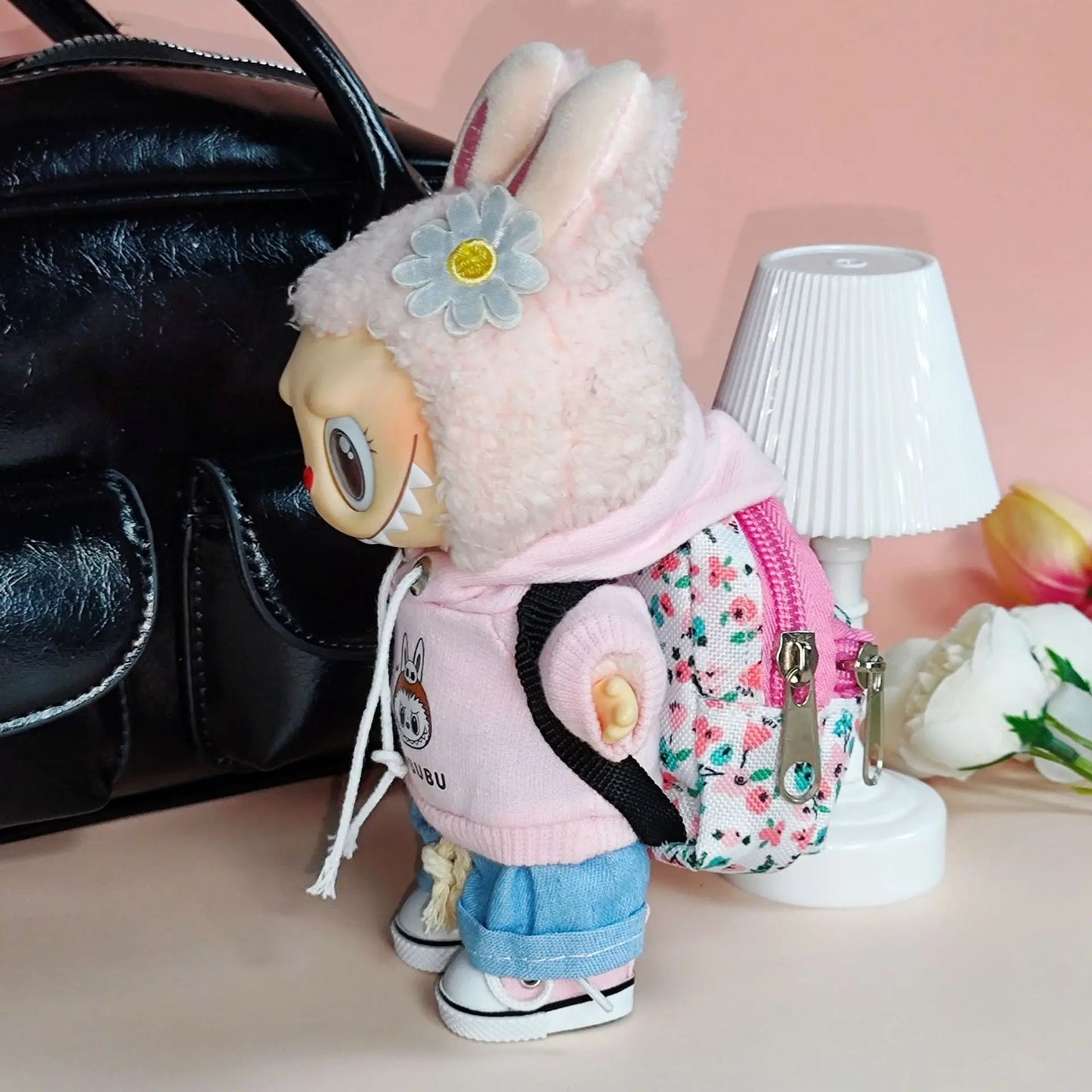 Mini Backpack Zipper Doll Bag