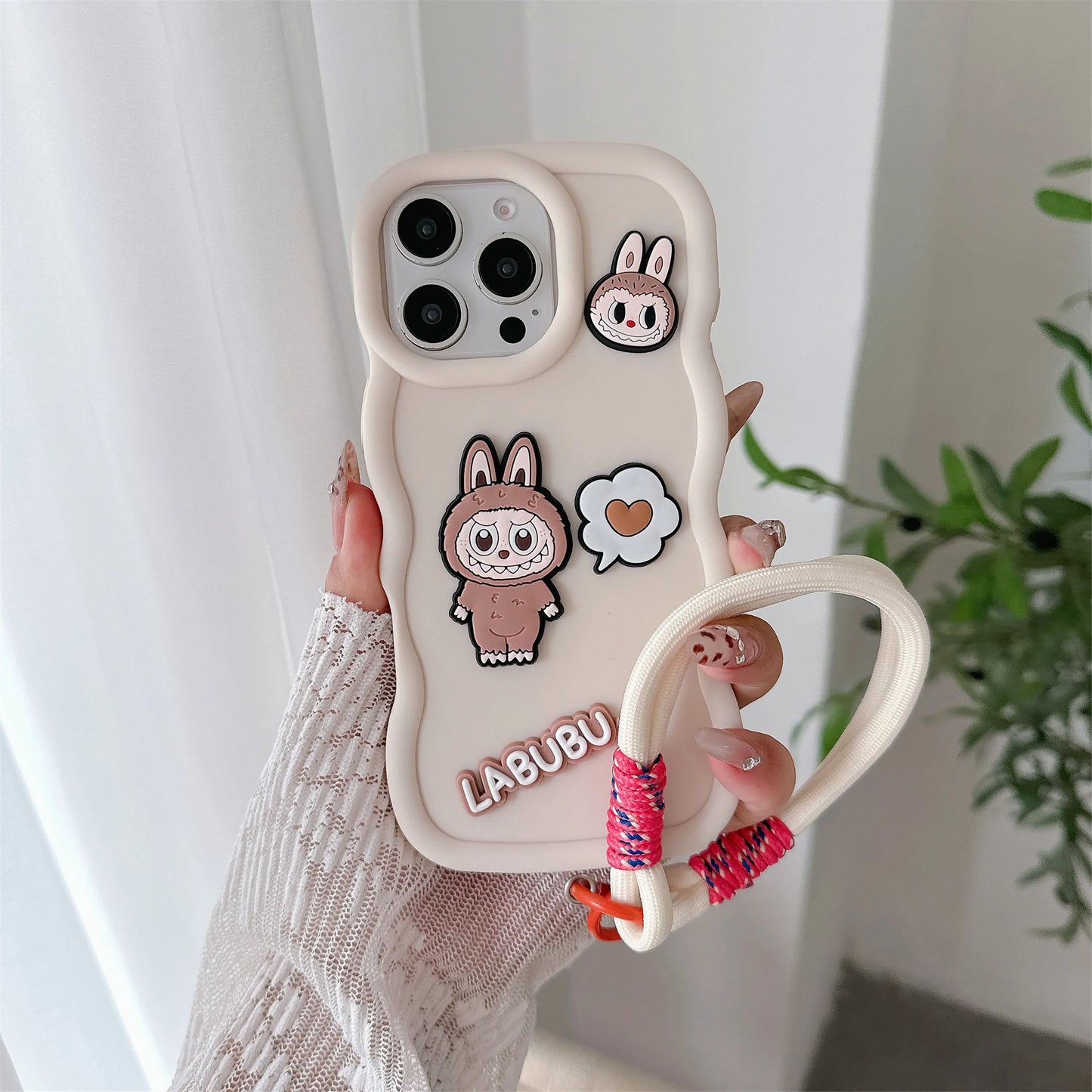Wrist Strap Phone Case for IPhone 12 11 Pro Max XS X XR 7 8 Plus Silicone Soft Protective Cover