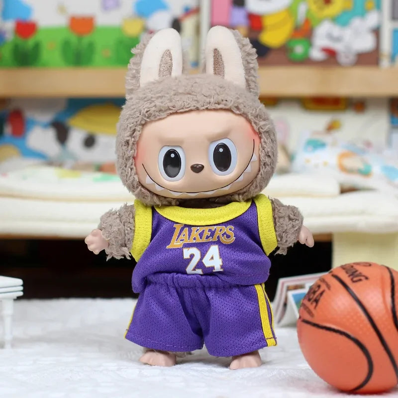 Sport Teams Clothing Labubu Doll DIY Sportswear