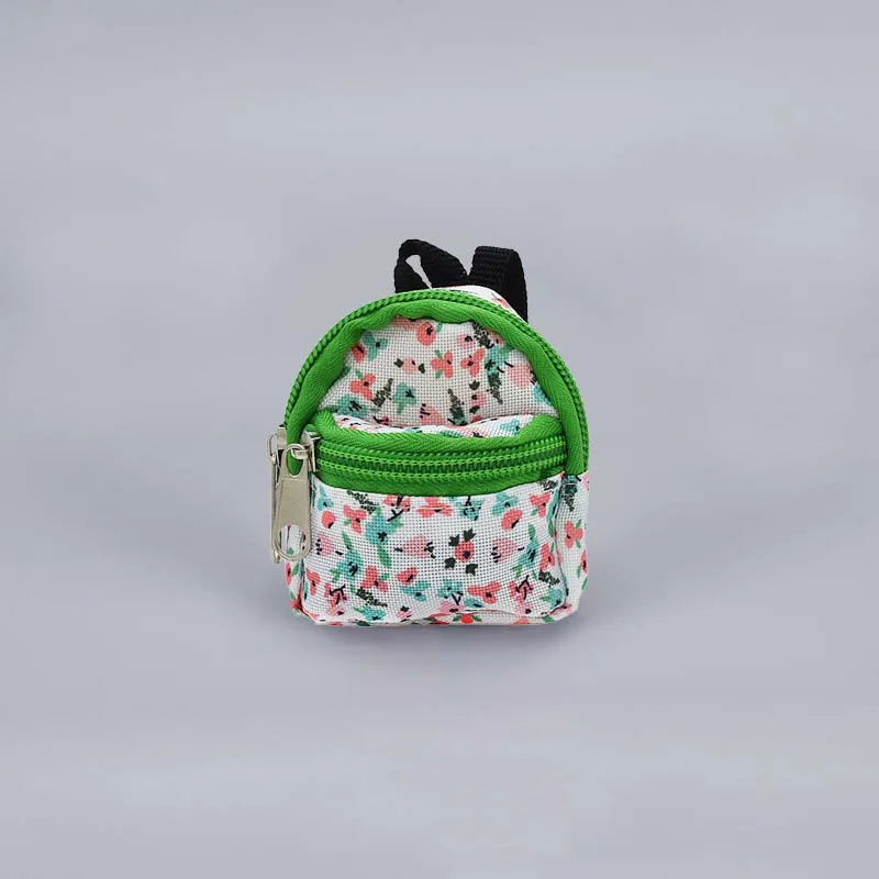 Mini Backpack Zipper Doll Bag