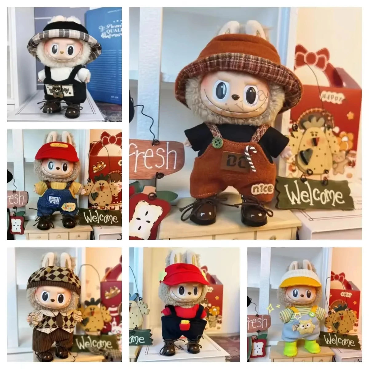 Forest Scout Labubu Outfit | Woodland Explorer Set
