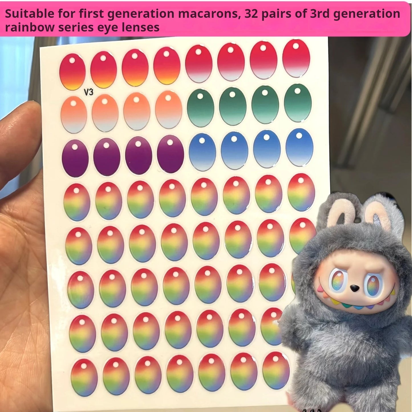 Eye Stickers Vinyl Contact Lenses