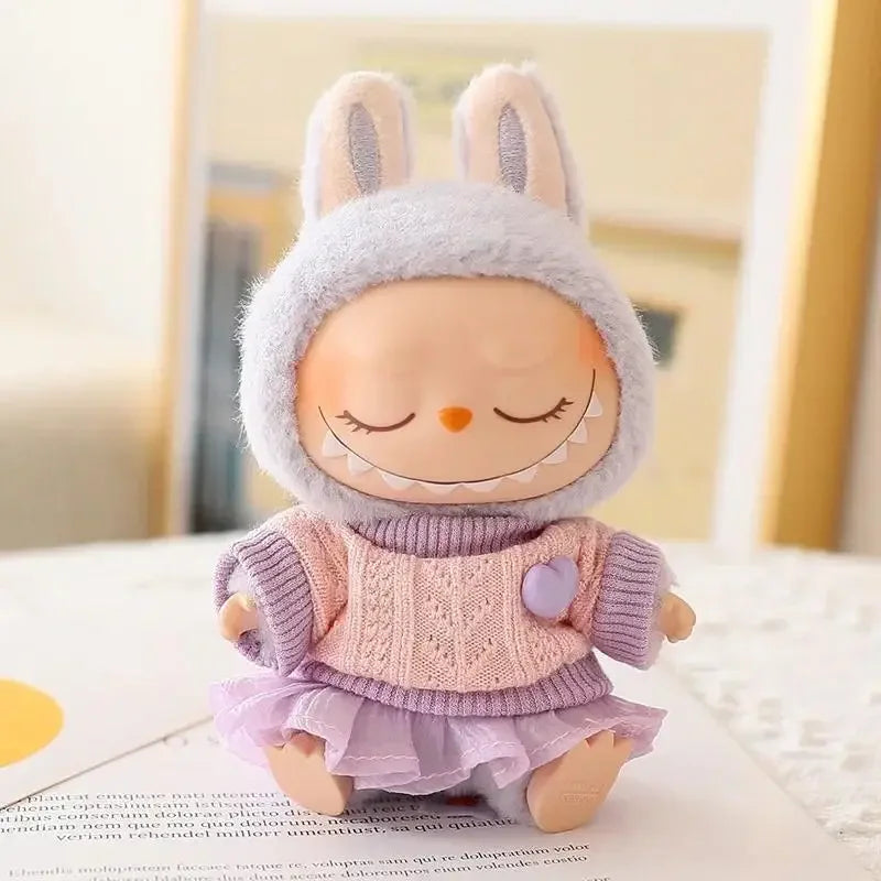 Toffee Bear Labubu Outfit | Sweet Autumn Set