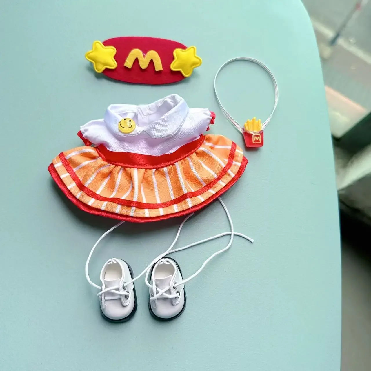 French Fries Apron And M Hat Work Uniforms
