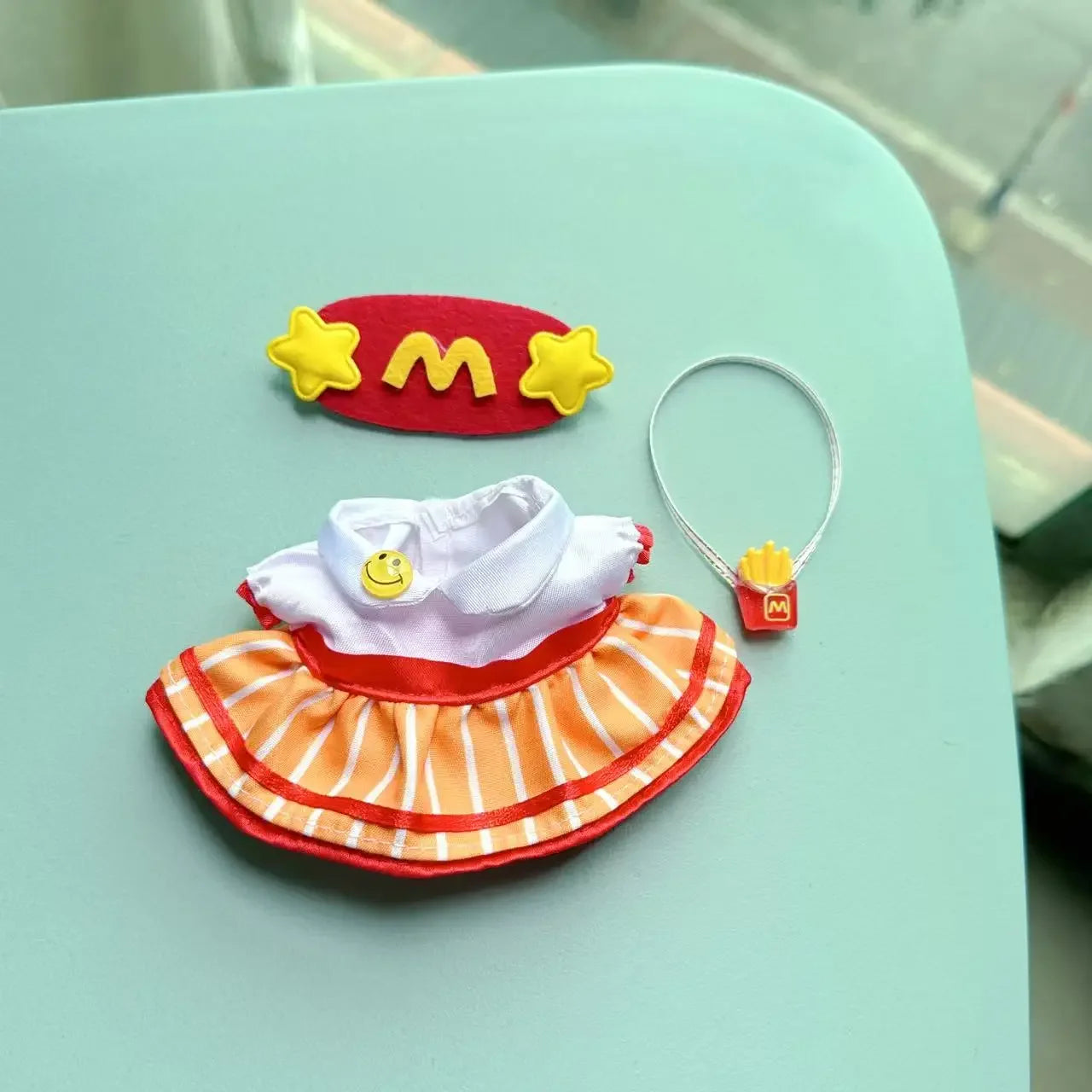 French Fries Apron And M Hat Work Uniforms