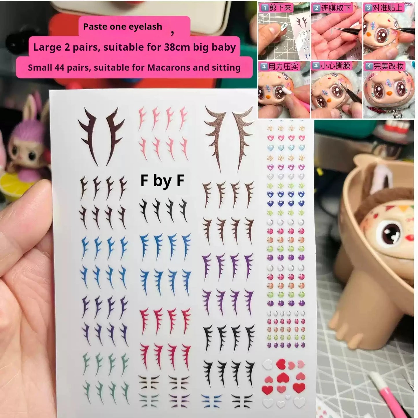 Eye Stickers Vinyl Contact Lenses