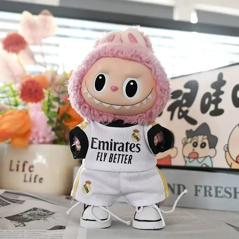 Sport Teams Clothing Labubu Doll DIY Sportswear