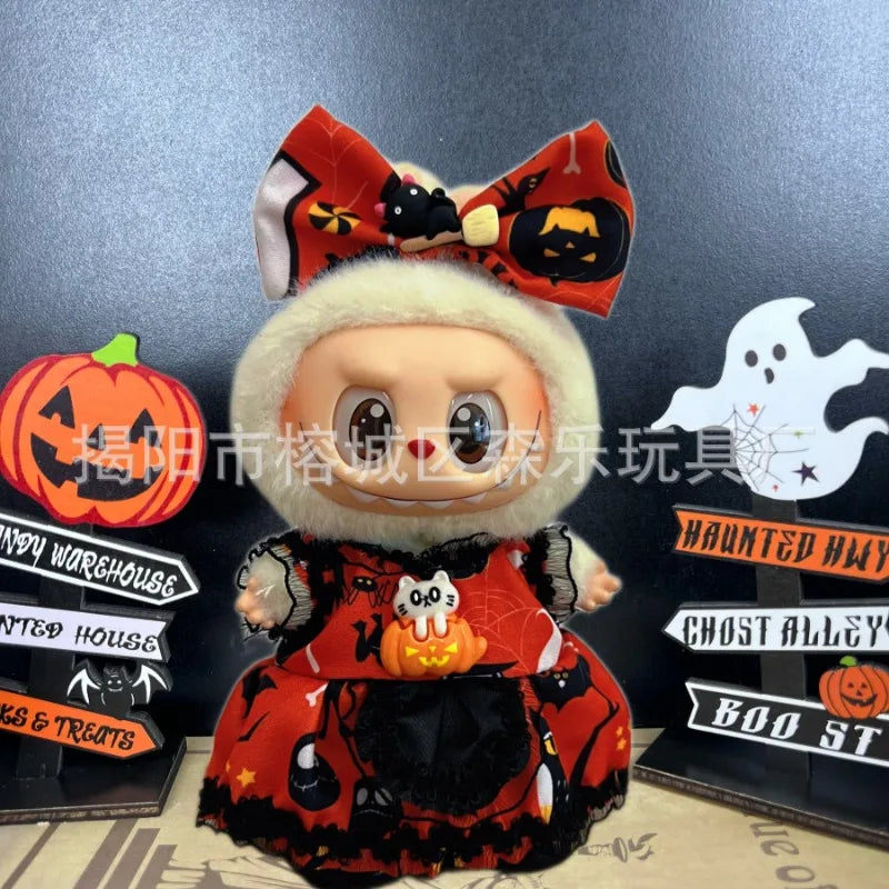 Halloween Labubu Doll Clothes Set