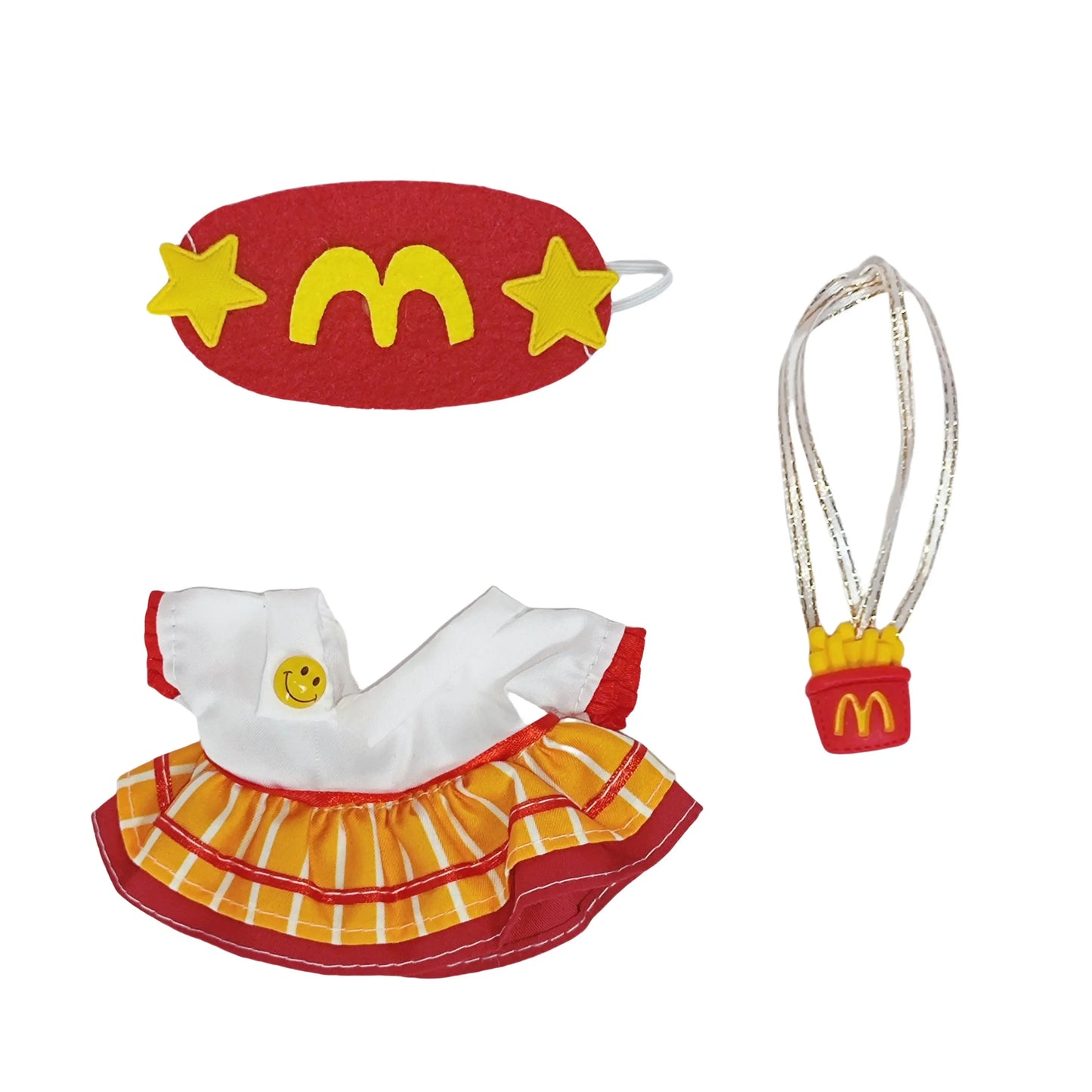 Little McDonald Three-Piece Set, Vinyl Keychain Costume