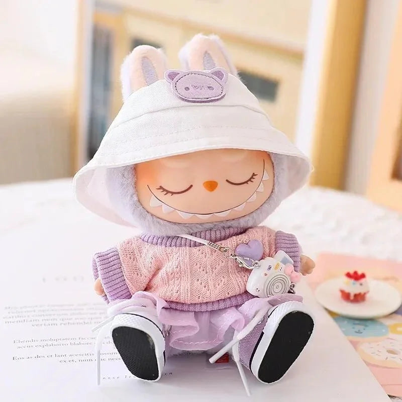 Love Hoodie Pink Yarn Skirt