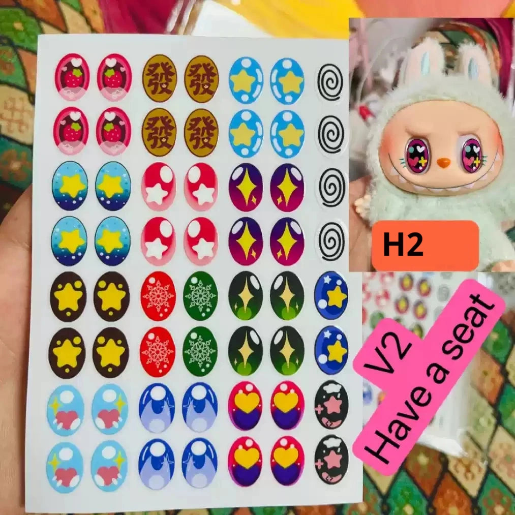 Eye Stickers Vinyl Contact Lenses