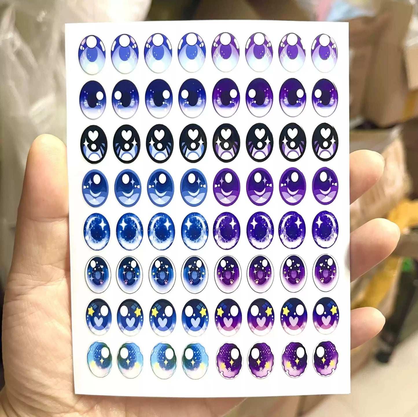 Eye Stickers Vinyl Contact Lenses
