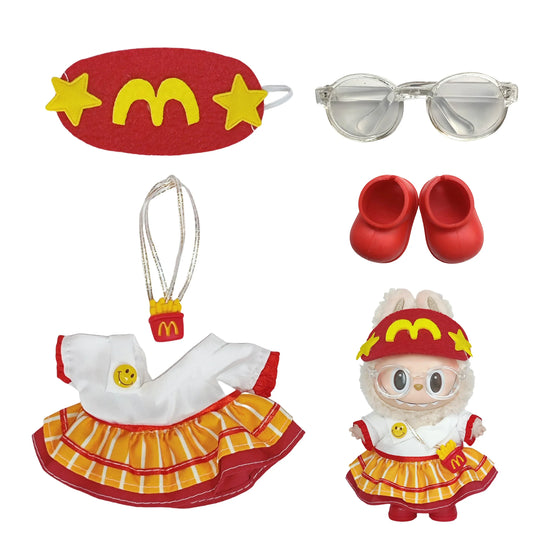 Little McDonald Three-Piece Set, Vinyl Keychain Costume
